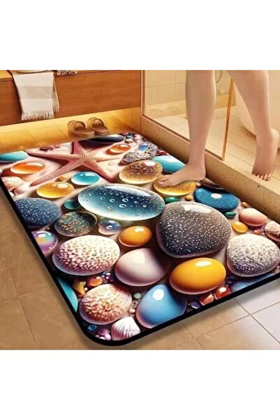 QGC 3D Diatomite Soft Non-Slip Mat – 2 in set 50x80cm, 40x60cm