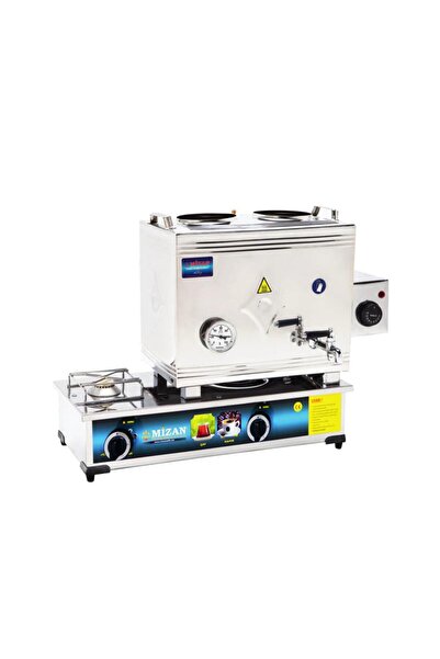 Mizan Tüplü + Elektrikli 30 Litre (304 Çelik) Çay Kazanı