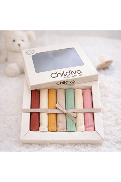 Happy Baby Butik Childiva 100% Cotton 7-Pack Corded Fabric Combed Cotton Baby...