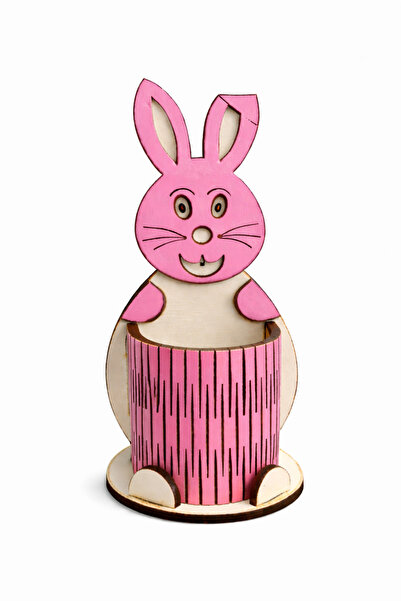 YAHO OYUNCAĞIN DOĞAL HALİ Ahşap Tavşan Kalemlik