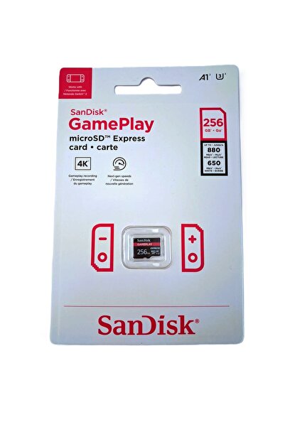 SanDisk Card de Memorie GamePlay microSD Express 256GB