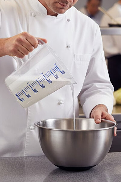 TechnoStation 1000 ml Şeffaf Ölçü Kabı - 1 Litre Dereceli Maşrapa Büyük Boy Ş...