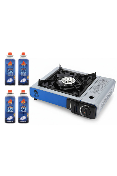 Onetick Fischer Tekli Portatif Çantalı Kamp ve Piknik Ocağı Stop Emniyetli 4 ...