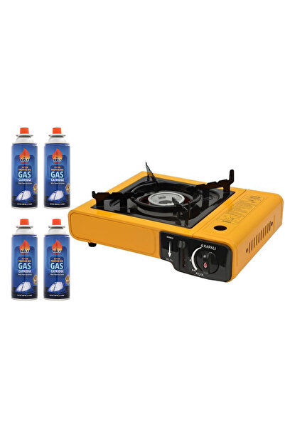 Onetick Fischer Tekli Portatif Çantalı Kamp ve Piknik Ocağı Stop Emniyetli 4 ...