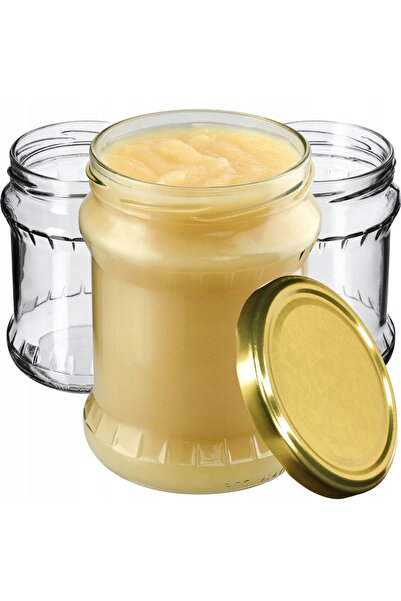 KADAX Borcan pentru conservare cu capac filetat, 82 mm, 500 ml, 8 buc.