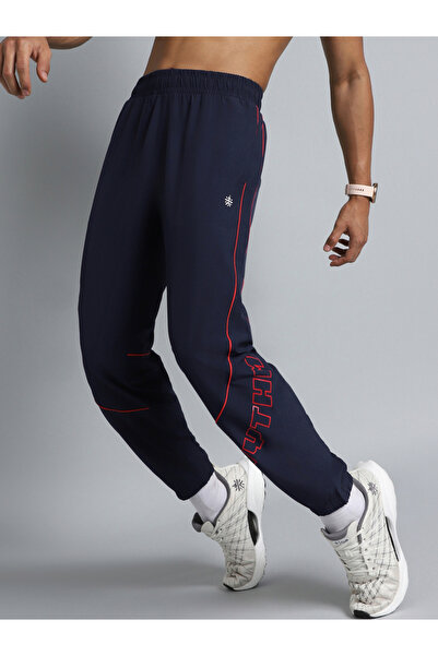 Cult By Styli Men Navy Rhythm Print Joggers