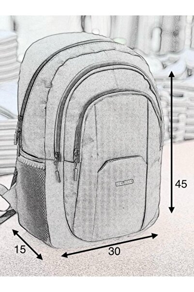 vier adler münster Laptop bölmeli Sırt Çantası Okul çantası Günlük çanta