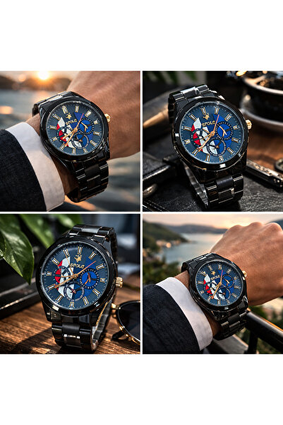 SPOLO ⌚ Erkek Kol Saati – Modern Tasarım Çelik Kordon