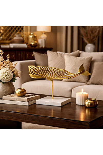 B OAK Home Deco Accessories-Fish on Base