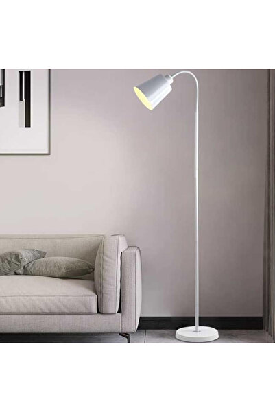 Sumkyle floor lamp white modern floor lamp for study room, bedroom, office, i...