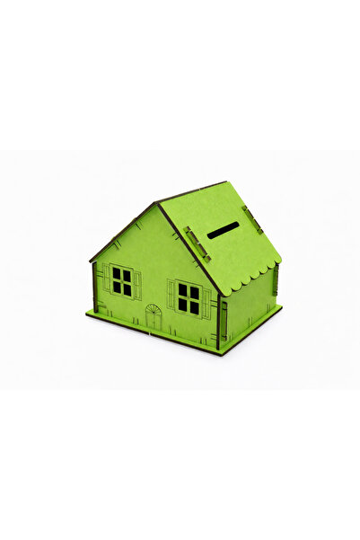 YAHO OYUNCAĞIN DOĞAL HALİ Ahşap Ev Kumbara