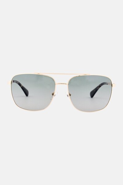 Timberland Men TB0004432R Square Sunglasses, Gold