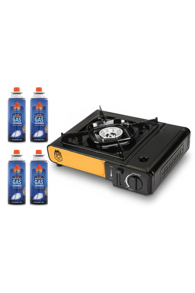 Onetick Fischer Tekli Portatif Çantalı Kamp ve Piknik Ocağı Stop Emniyetli 4 ...