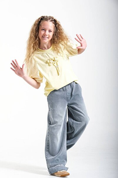 LOCO LOCO Момичешка тениска 8453 Supreme Floral Accessorised