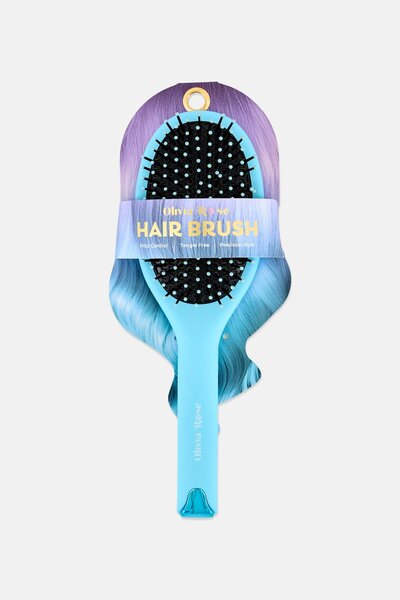 Olivia Rose Oval Hair Brush, Turqouise