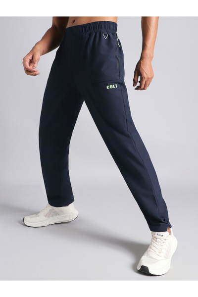 Cult By Styli Men Navy City Commuter Track Pants