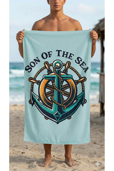 PANCHY CANKY Patterned Beach Towels 75X150 cm Soft Set of Cotton Large Size S...