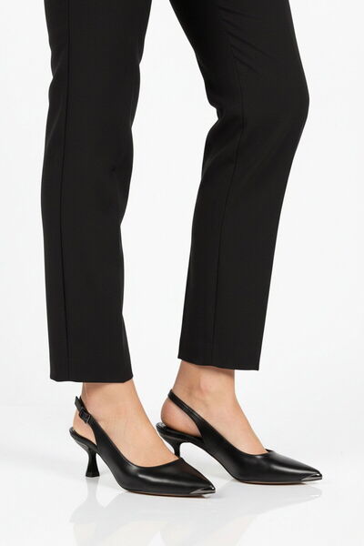 Aspor Black Thin Heel Women's High Heels