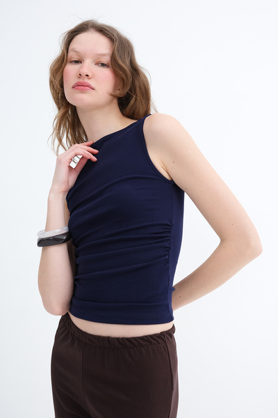 Addax Yanı Büzgülü Atlet A4537