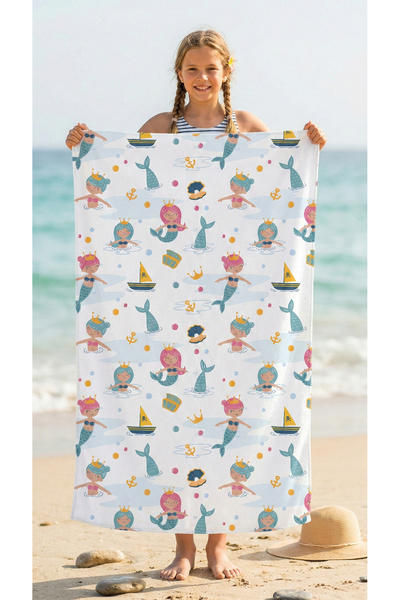 PANCHY CANKY Patterned Beach Towels 75X150 cm Soft Set of Cotton Large Size S...