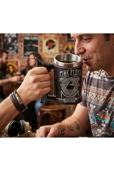 Kuzey Tacı كوب بينك فلويد "الجانب المظلم من القمر" ثلاثي الأبعاد منقوش بتصميم...