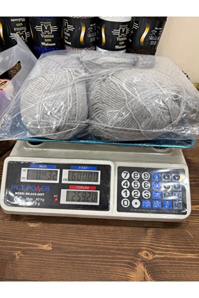 SÜSLÜTASARIM Himalaya ihraç fazlası ip (gri)(432 gram)