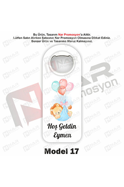 Nar Promosyon 30 Adet Mıknatıslı Dik, Uzun Açacak Magnet - Ambalaj Hediyeli -...