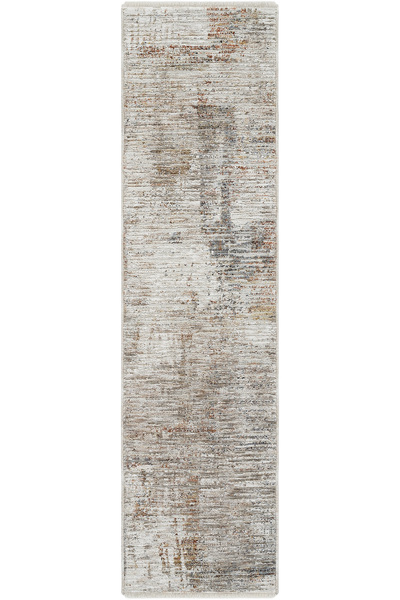 Cool Halı Prime Krem Bej Rengi İnce Uzun Soyut Spor Desenli Modern Yazlık Yum...