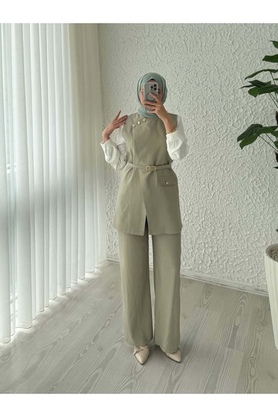 Queyla GOLD KEMERLİ İKİLİ TAKIM
