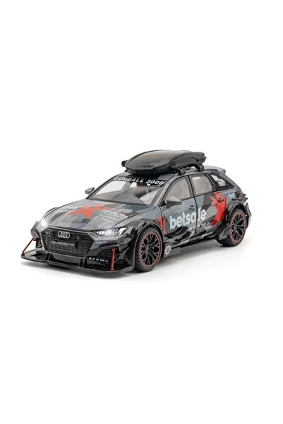 OEM Mașină metalică Audi RS6 Camo 1:32, 15 cm, funcție de tragere înapoi, des...