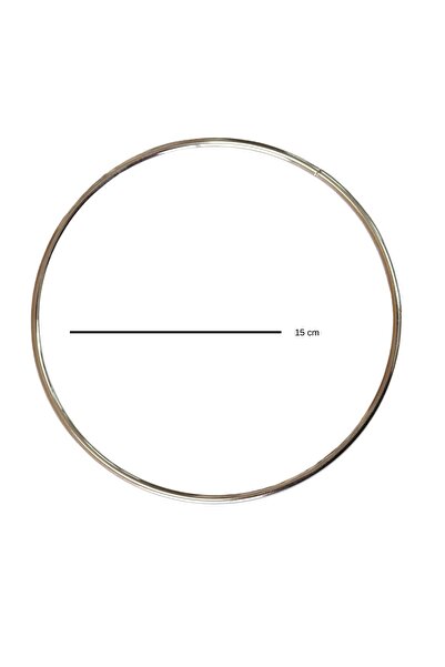 MarifetDükkan 15 cm metal round ring Bag sapi / 2 pieces