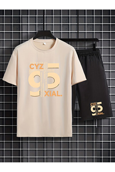 LAVİTTA Shorts t-shirt - shorts bottom top tracksuit set Printed Oversized cr...