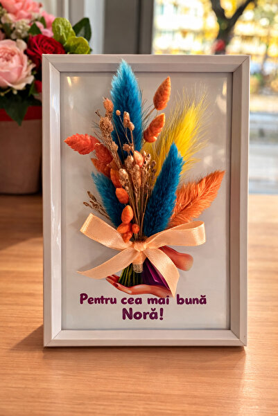 OEM Personalized 3D painting with flowers and message,,The best daughter-in-l...