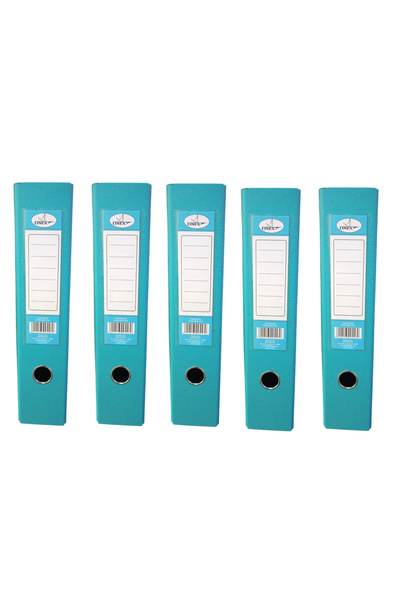 Linea مجلد واسع وعالي (فيروزي) (5 قطع) (34.50 * 28.50 سم)