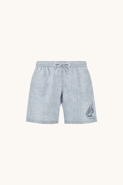 PAUL&SHARK MEN'S WOVEN SWIMSUIT
