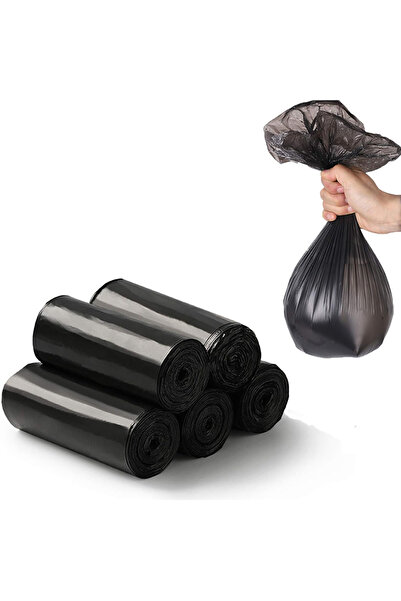 TuffY'S Orta Boy Ultra Güçlü Çöp Torbası 55x60 cm. 75 Adet Siyah Ferah Kokulu...