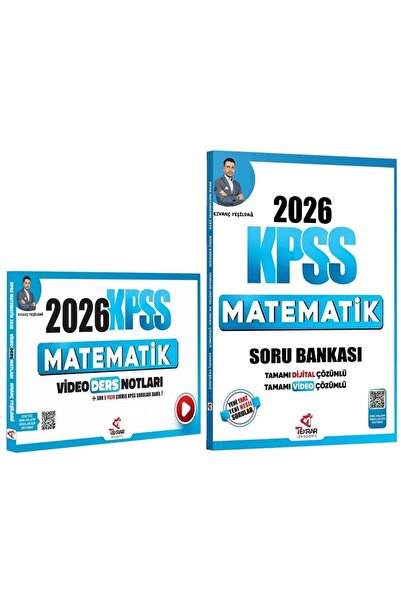 Tekrar Akademi Yayınları Tekrar Akademi 2026 KPSS Matematik Video Ders Notlar...