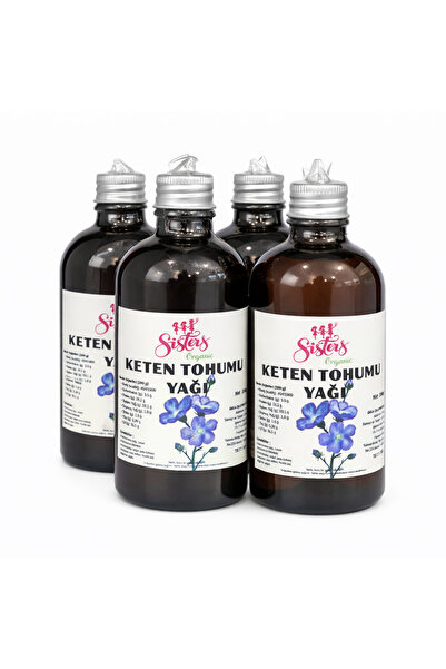sistersorganic Linen Seed Oil 100ml 1 Piece