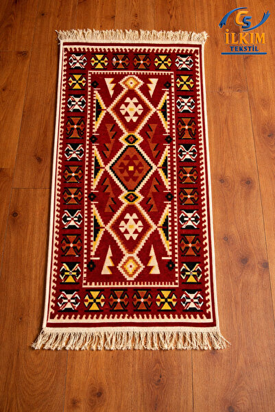 cs ilkim Kilim Çift Taraflı Modern Desenli Yıkanabilir Pamuklu Dokuma 1. Kali...