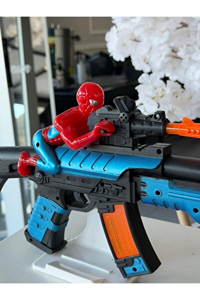 CUFFCUFFTOYS spıder-man sesli ve ışıklı hareketli tüfek 40cm