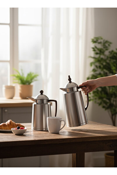 saif طقم ترامس حسنة نيكل مطفي خشبي من شركة السيف