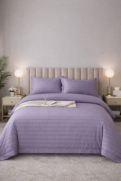 Damask Bed Linen 4-Piece Set 180x200 with Elastic +25cm Extra, Hotel Cotton, Pillowcases 55x80 miniatura 3
