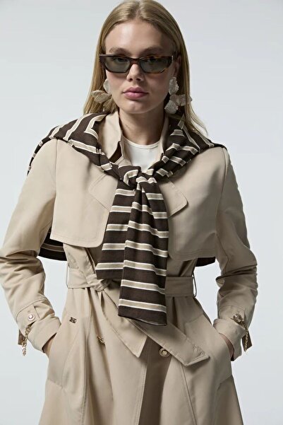 Zühre Lesna Trenç Trench Coat Stone 13560