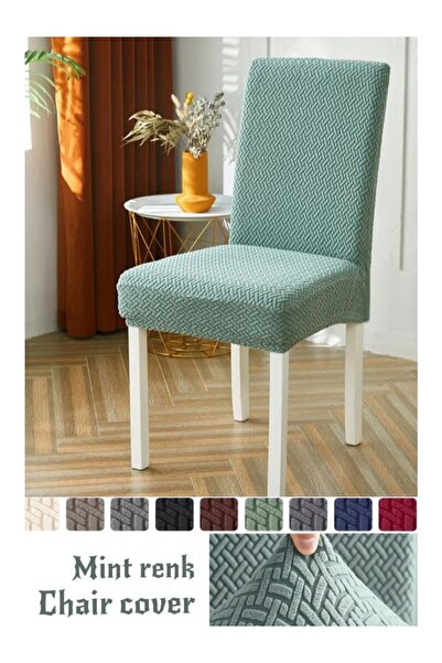 StarMall Tuğla Desen Yüksek Kaliteli Sandalye Kılıfı, Sandalye Örtüsü, Lastik...