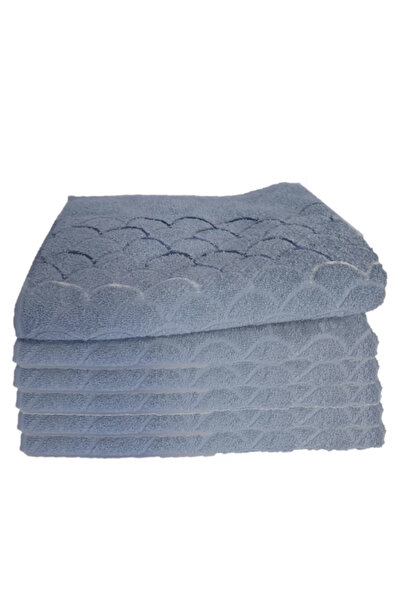 Studio Casa Set of 6 TowelsStudio Casa, 100% Cotton, Ocean Blue, 2 Pieces 30x...