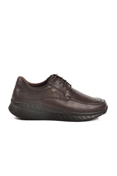 Aspor Brown Genuine Leather Men's Casual Shoes