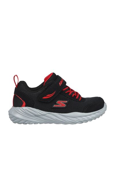 SKECHERS Sneakerși pentru copii Unisex Negru/Roșu EU 21