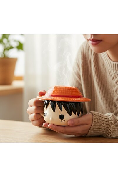 Kuzey Tacı One Piece Luffy Design 3D Porcelain Mug – Special Design Drinkware...