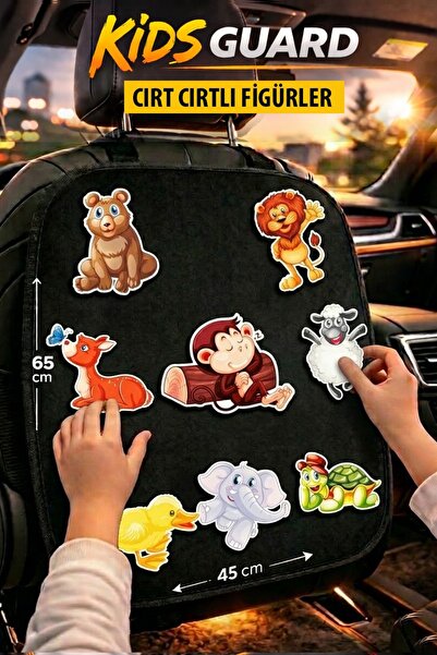 GM-DESIGN Kids Guard Car Seat Back Child Entertainment and Travel Activity Set