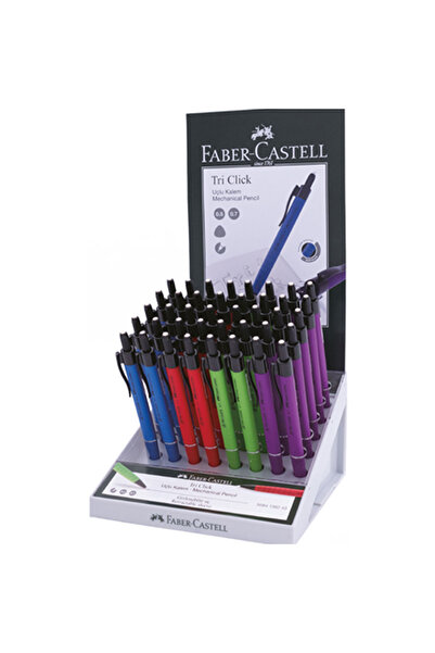 Adel Faber-Castell Versatil Pen Tri-Click Rub.0.7&0.5 Sta 100 Pcs